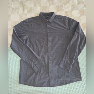 Vuori Long Sleeve Manhattan Button Down Gray XL